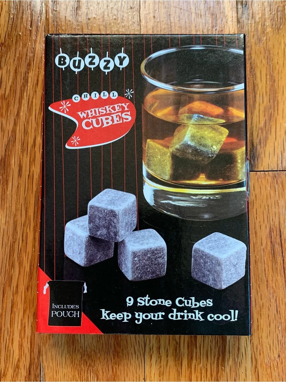 Buzzy Chill Whiskey 9 Stone Cubes
